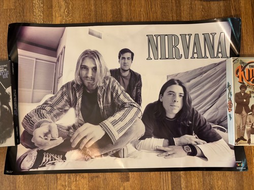 Original 1990s nirvana poster - 1990s,